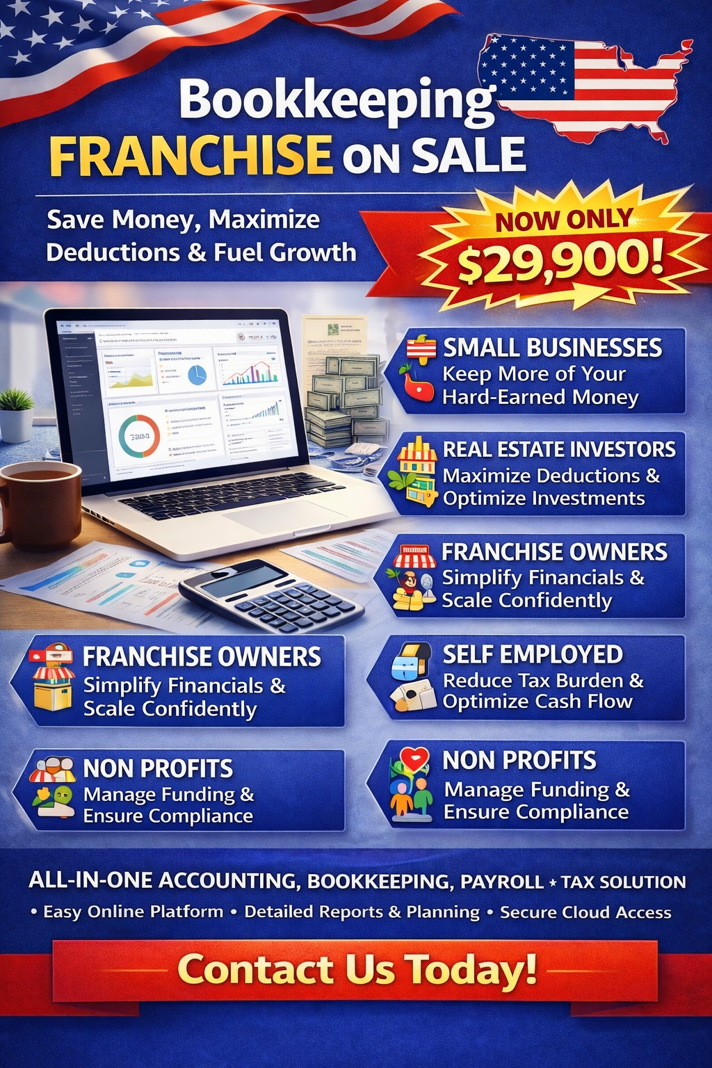 Booking Keeping Business on Sale in USA